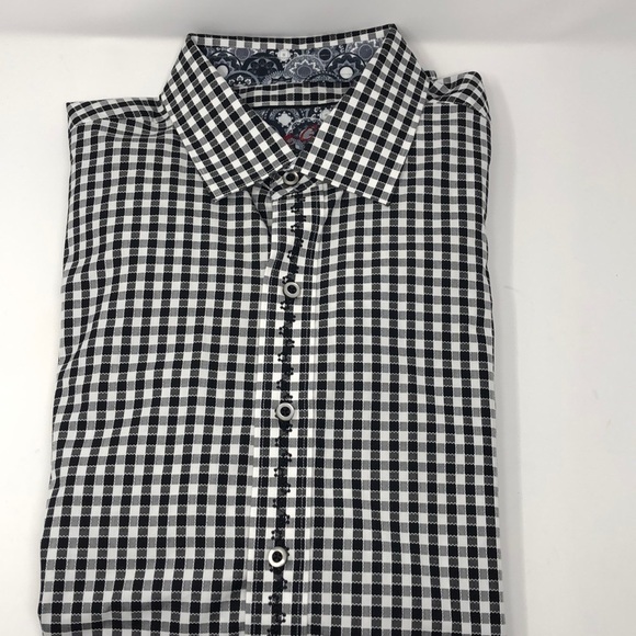 Robert Graham Other - Robert Graham Black/White Classic Fit Button Down